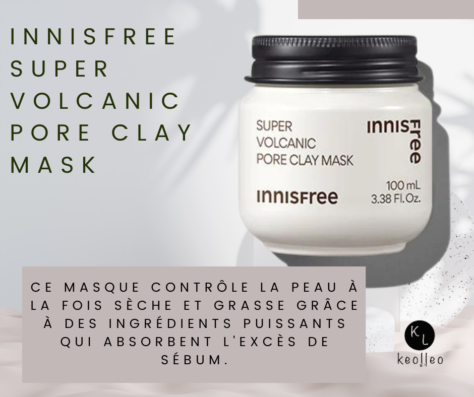 innisfree Super Volcanic Pore Clay Mask 100ml (Pore Clearing Solution)