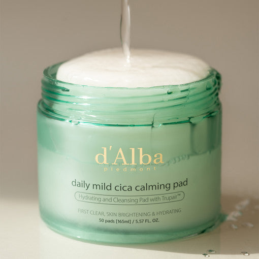 d'Alba Daily Mild Cica Calming Pad 165ml (50ea)