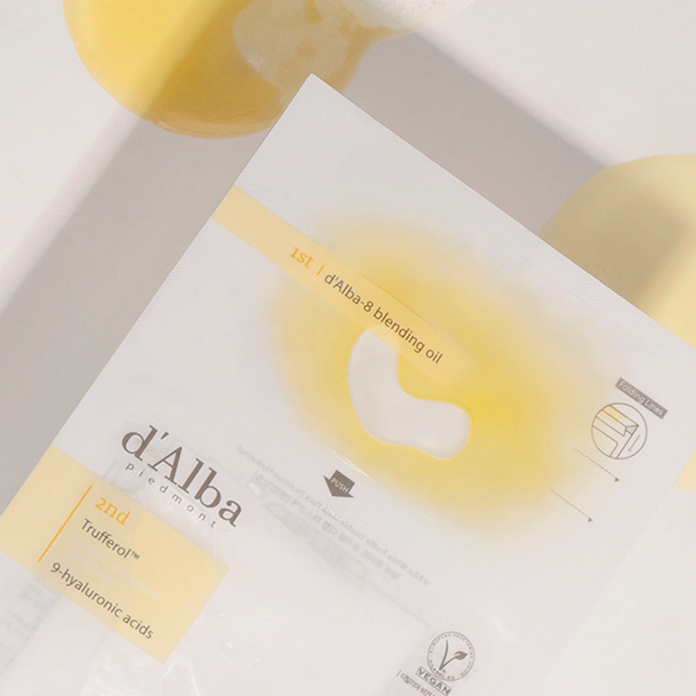 d'Alba White Truffle Double Mask Pack [Nutritive/Hydrating] 32.5g X 20ea