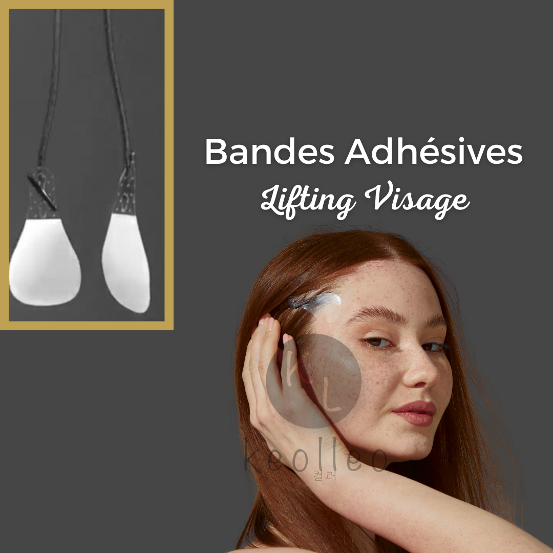 Bandes Adhesives Invisibles Lifting Visage et Cou