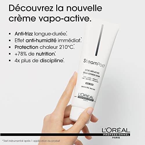 Steampod 3.0 | Pack Complet | Lisseur Vapeur Professionnel 2-en-1 + Sérum + Soin Vapo-activé | Fer à lisser à la technologie vapeur | Adapté à tous types de cheveux | L'Oréal Professionnel