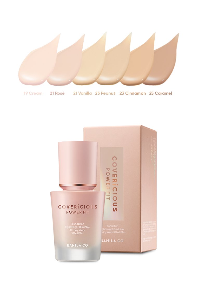 BANILA CO COVERICIOUS POWER FIT FONDATION 30ml